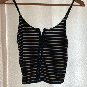 Striped Crop Tank
